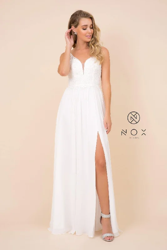 Long Simple Wedding Dress