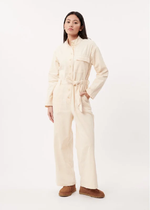 Ady Corduroy Jumpsuit (Cream)