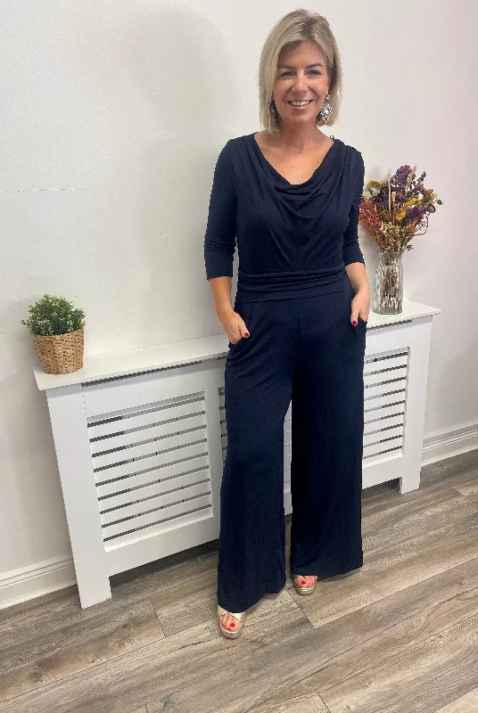 BEVERLEY JUMPSUIT (NAVY)