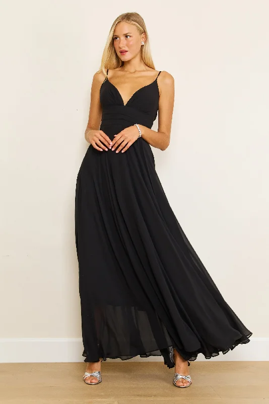 Long Black Formal Party Dress