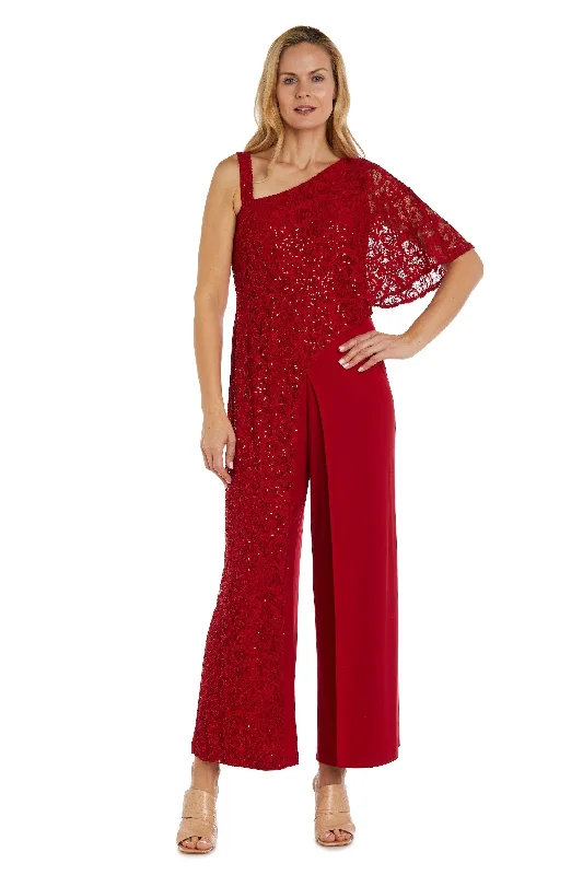 R&M Richards 3556 Asymmetric Evening Jumpsuit