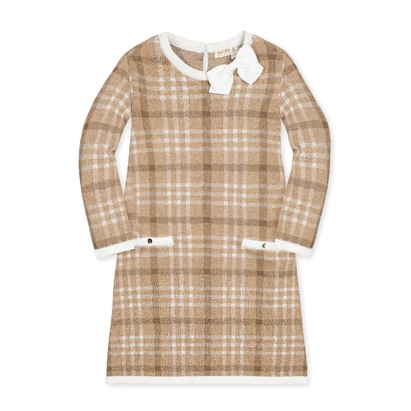 Organic Bow Sweater Dress - Baby