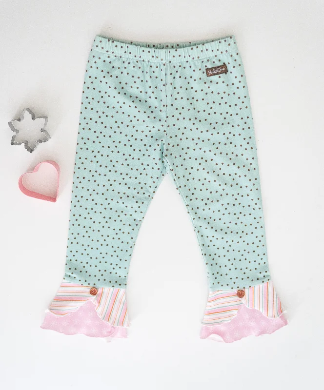 Peppermint Dot Parade Scrappy Leggings