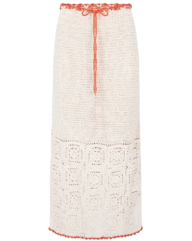 Mystic Crochet Midi Skirt