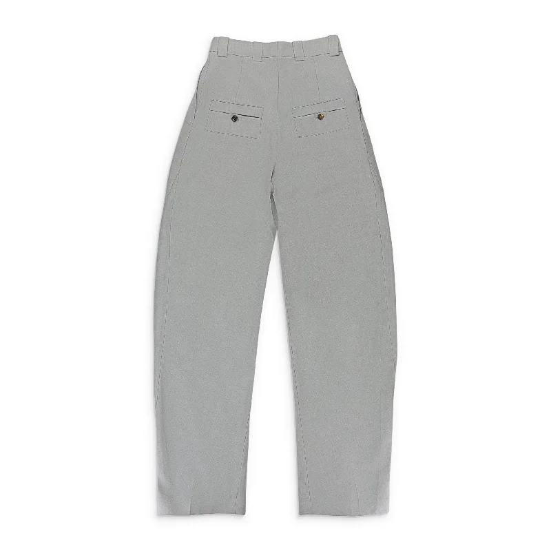 ALCOHOLE GRANDPA WORN TAILORED GRAY TROUSERS