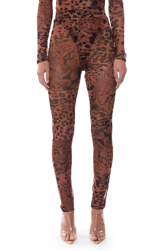 WILD CHEETAH PRINT LEGGINGS